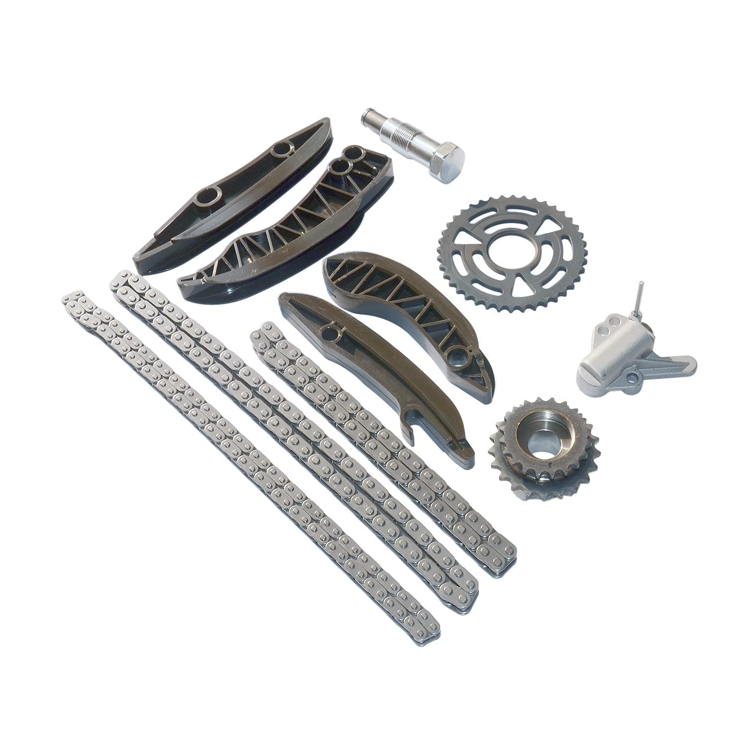 Juego de cadena de distribución 11317797898 Compatible con 3 E90 / Touring E91, 4 Coupe F32 F82, 4 Convertible F33 F83, 5 F10 F18 Pieza n. ° 11317797899 13527797903 11318506652