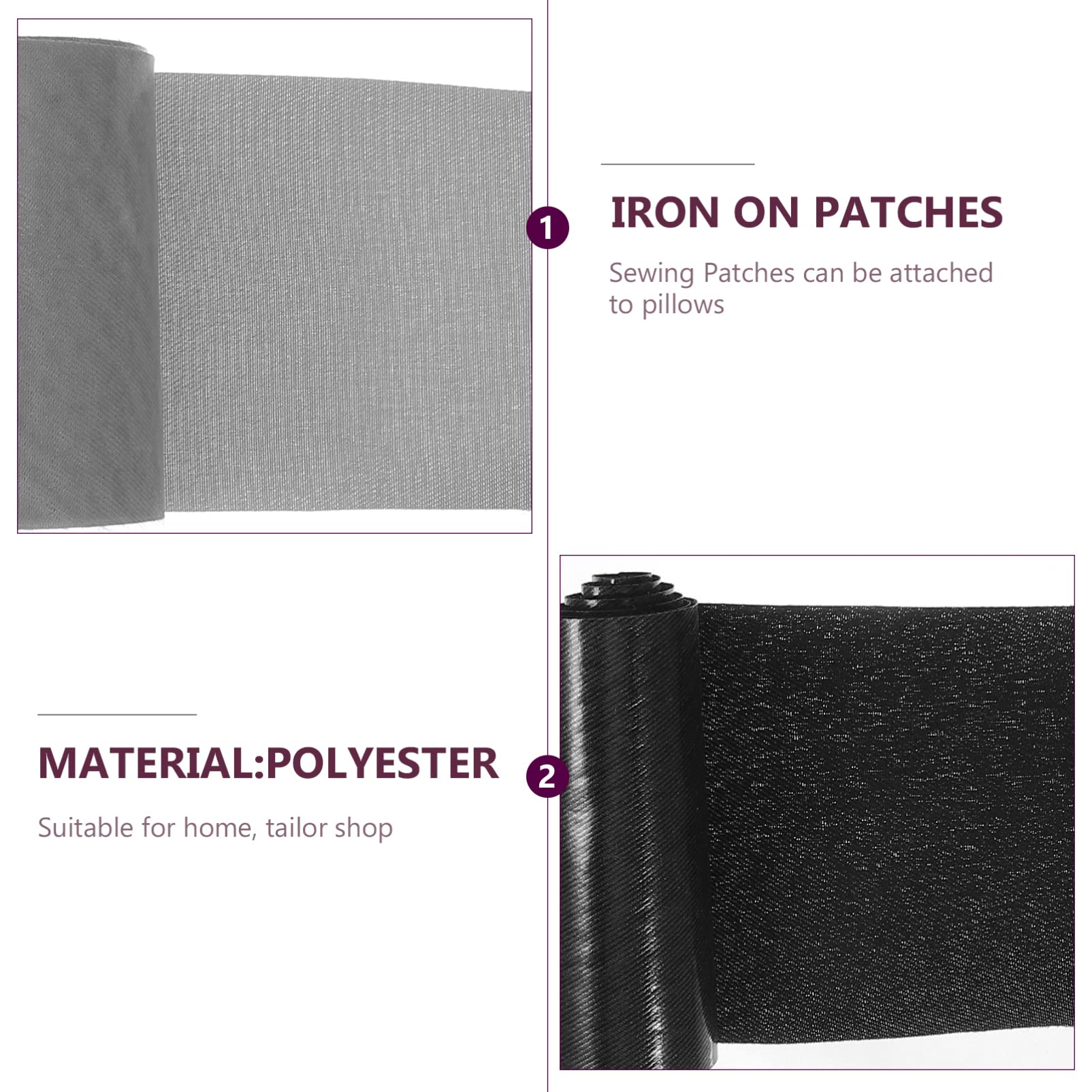 SHINEOFI 25rollen Farben Iron Patches Für Kleidung Patches Vielseitig Einsetzbar Für Heimwerker-projekte Dekoration Und Reparatur