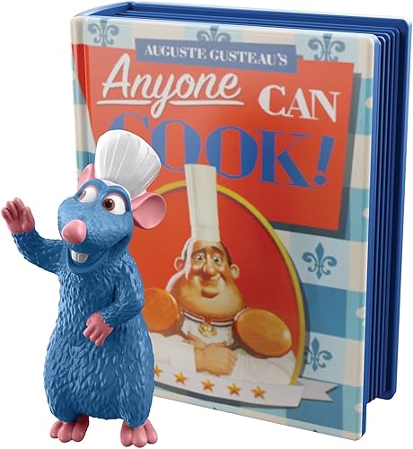 Miniatura 4 de Disney Pixar - Paquete de ratatouille con figura de Linguini Posable, figuras y accesorios de Remy y Emile, aspecto auténtico, regalo para