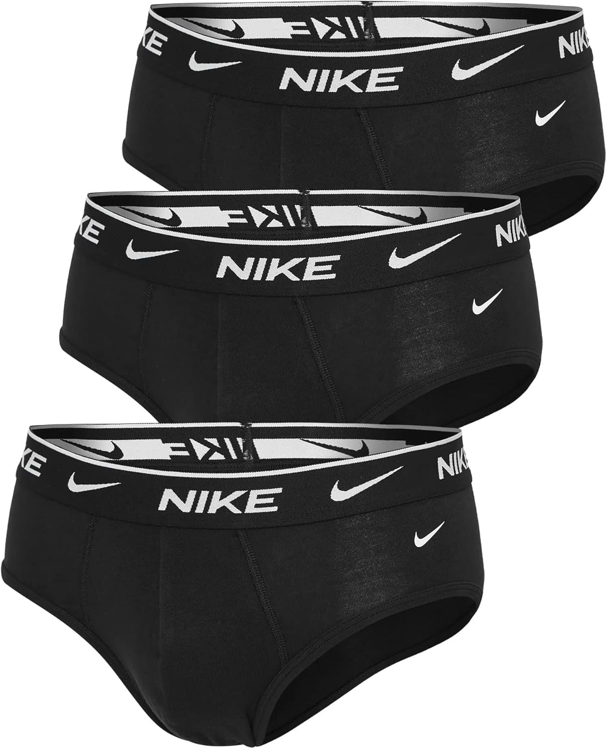 Nike Men`s Everyday 3 Pack Cotton Stretch Briefs
