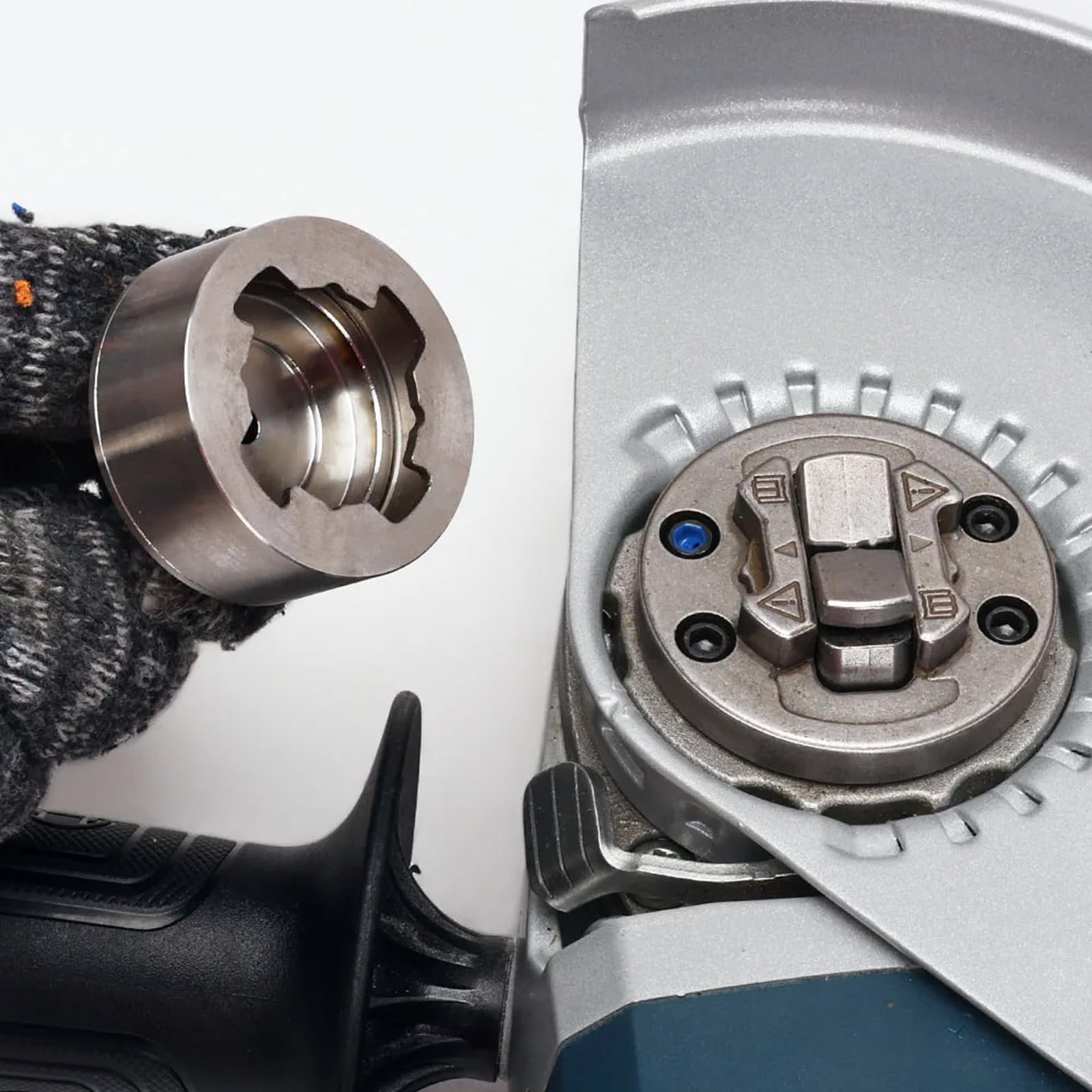 CPROSP Adaptateur X-LOCK sur Filetage M14 et 5/8'' avec Joint Torique pour Meuleuse D'angle Applicable Lame Coupe Mèche Diamantée