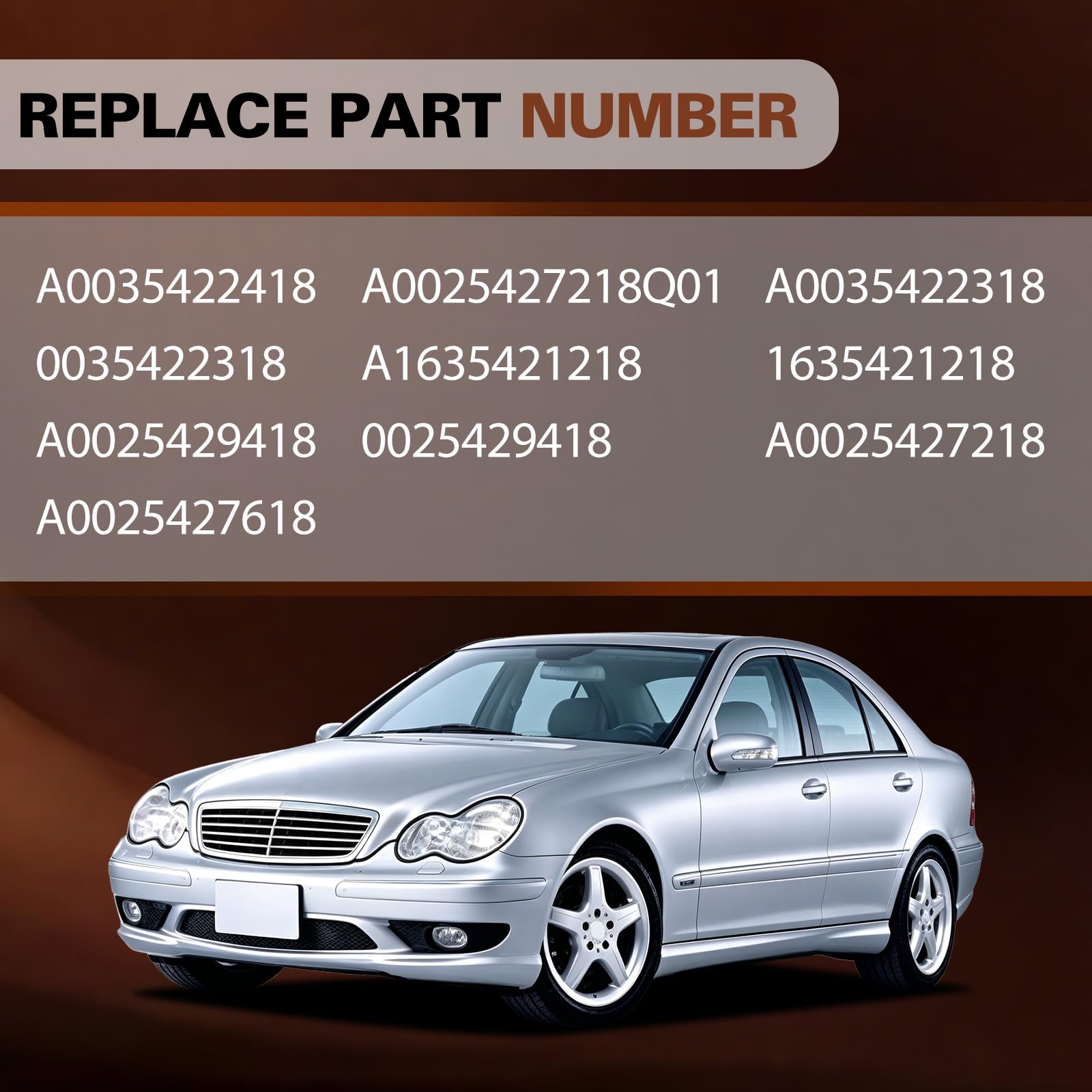 Sensore di velocità di rotazione, sensore di angolo di rollio Replace# A0025429418 0025429418 0035422318 0035422418 per Classe C W203 S203 ML-Klasse W163