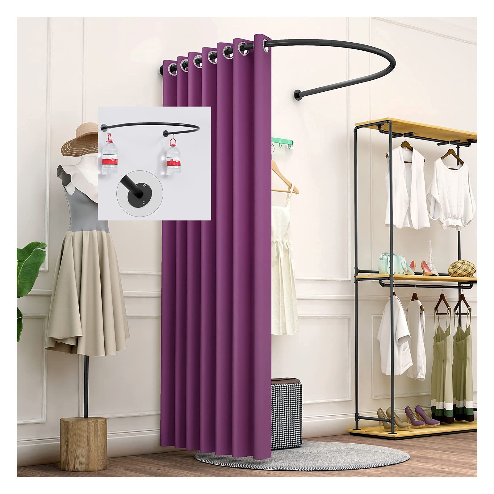 Buy Clothing Store Fitting Room, Dressing Changing Room,Changing Room Easy to Disassemble