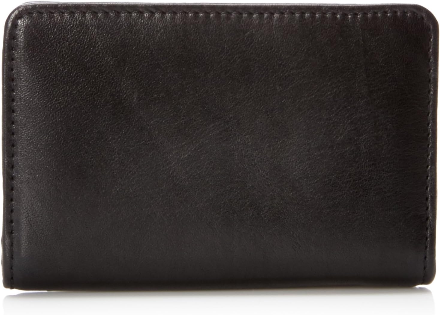 Acme Studios Yellow Leather Pen & Card Wallet - Zip Closure, Black Exterior