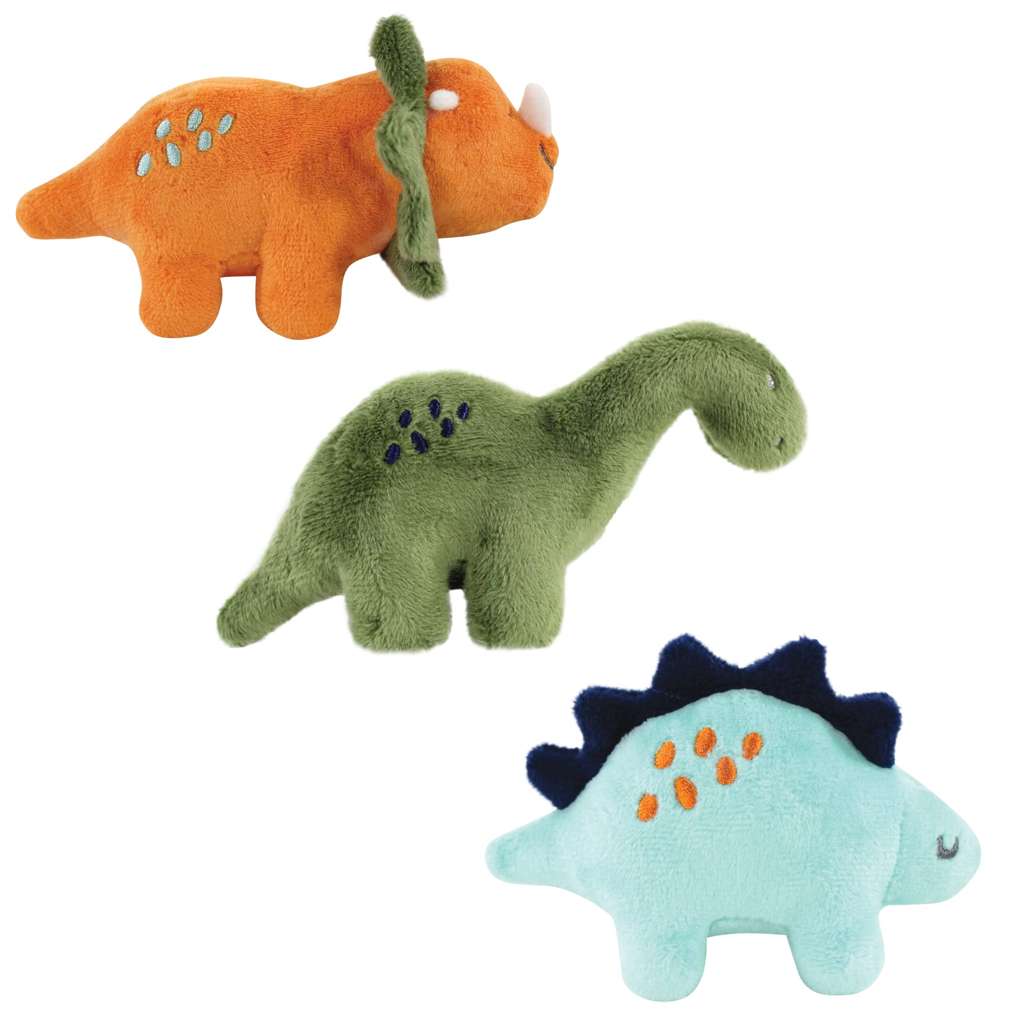 Luvable Friends Giocattolo di peluche per cani, Cane Giochi con corda, Dinosauri, Taglia unica