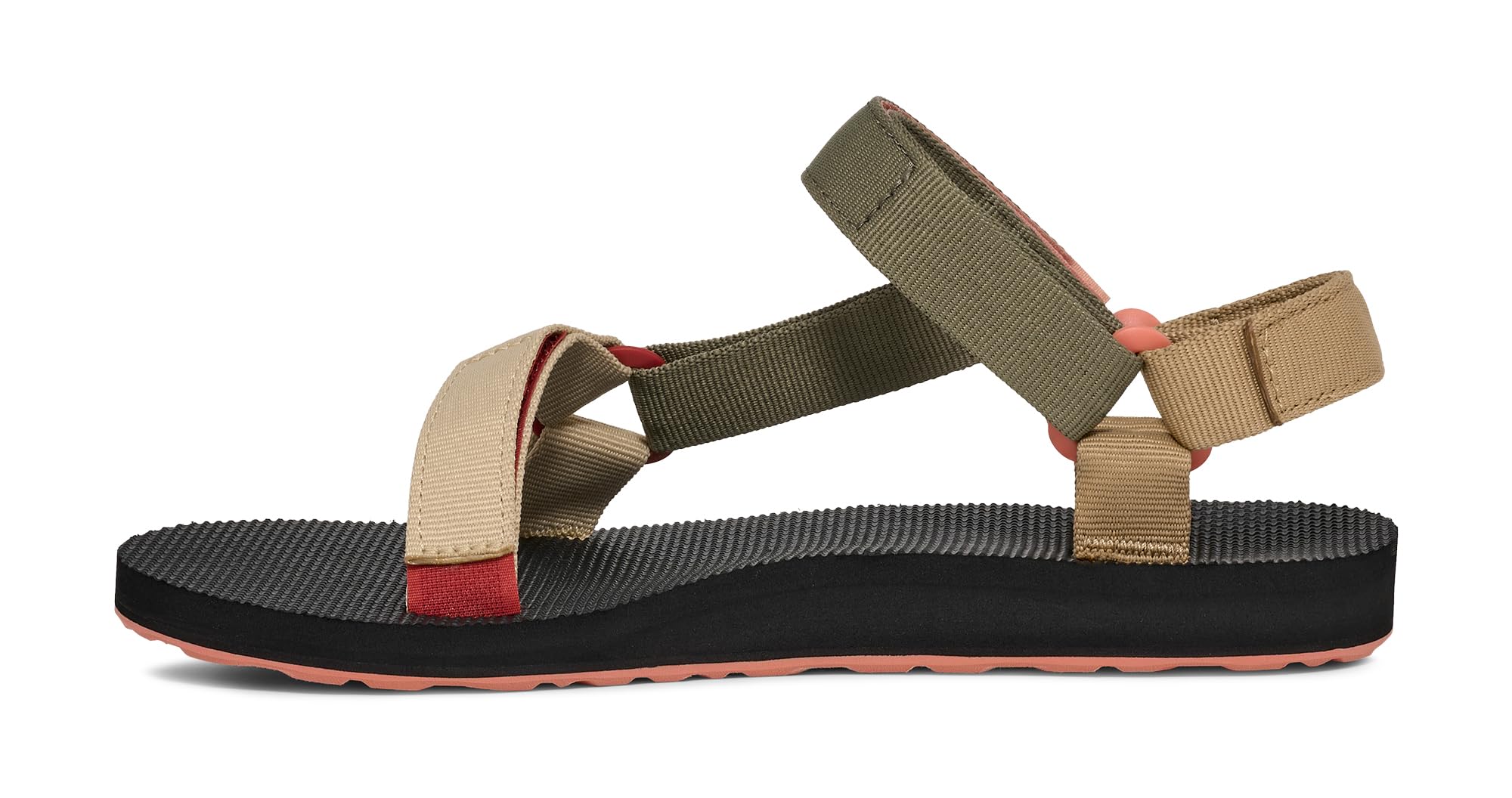 Teva Sandalia universal original para mujer, verde oliva quemado multicolor, 36