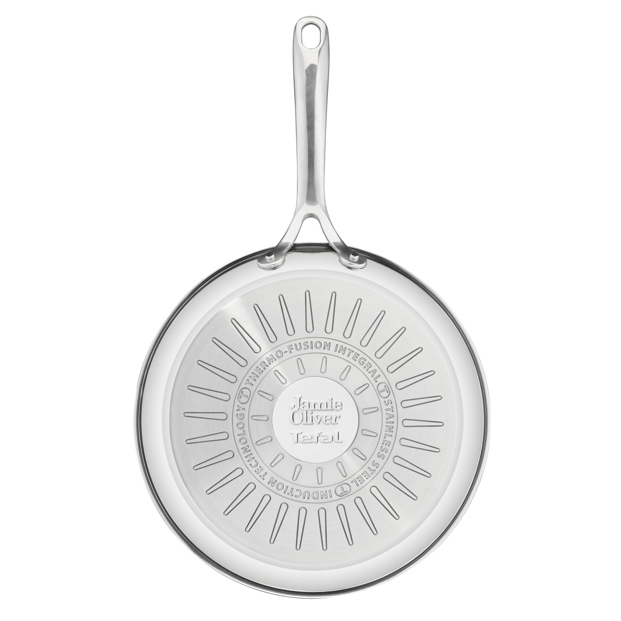 Tefal Jamie Oliver Cook' Smart, Poêle 24 cm, Inox, Induction, Robuste, Poignée rivetée, E3110455 - 3
