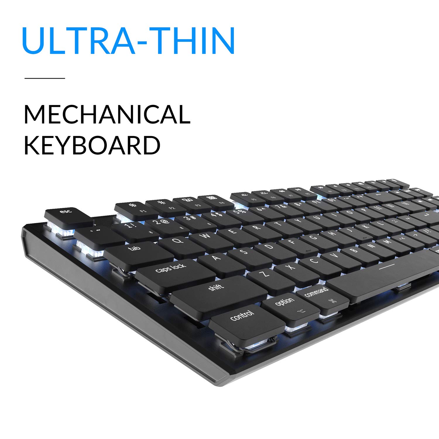 Keychron K1 Bluetooth Mechanical Keyboards,Low Profile Wireless