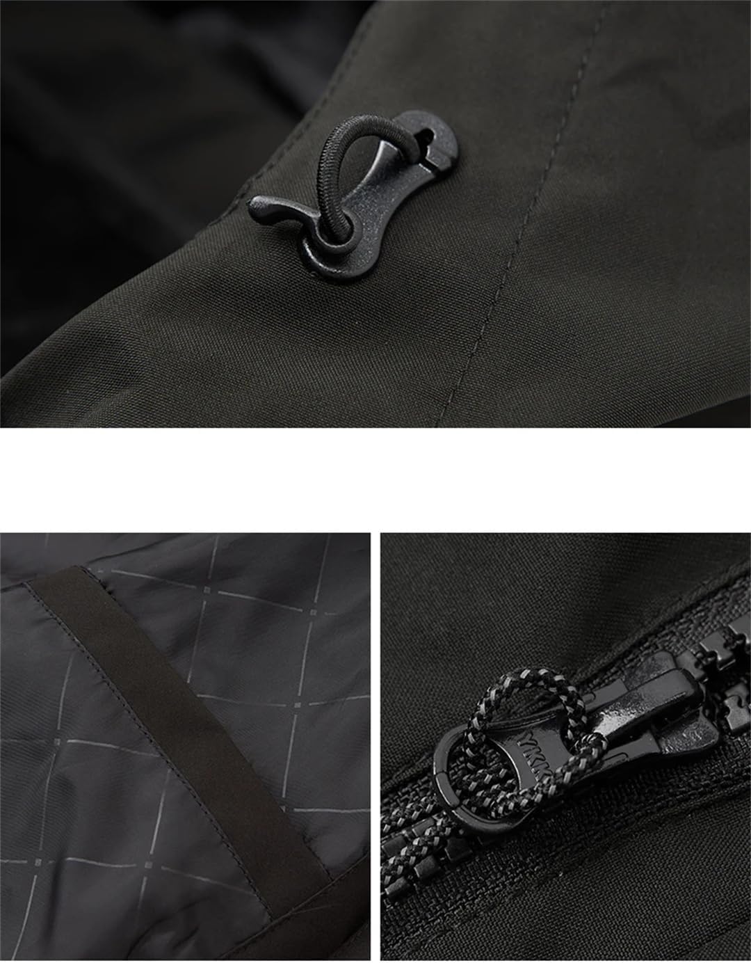 Men's And Women's Outdoor Sports Camping 3-In-1 Hardshell Detachable Two-Piece Mountaineering Fleece Hiking Jacket