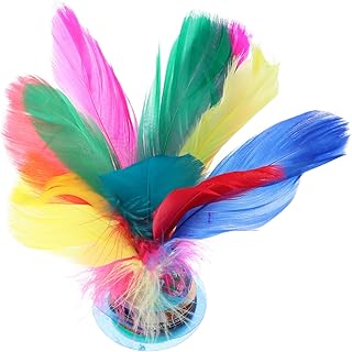 CORHAD Playset Ao Ar Livre Brinquedos Ao Ar Livre Brinquedos Infantis Brinquedos Adultos Petecas Brinquedos Esportivos Coloridos Pluma De Frango Peteca Aldult Peteca Chave China Ganso