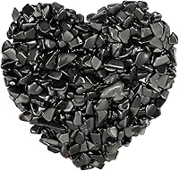 Vista 17 de mookaitedecor 1/2 lb Lapis Lazuli Tumbled Stone Chips Crushed Quartz Crystals and Healing Stones with Chakra Bag