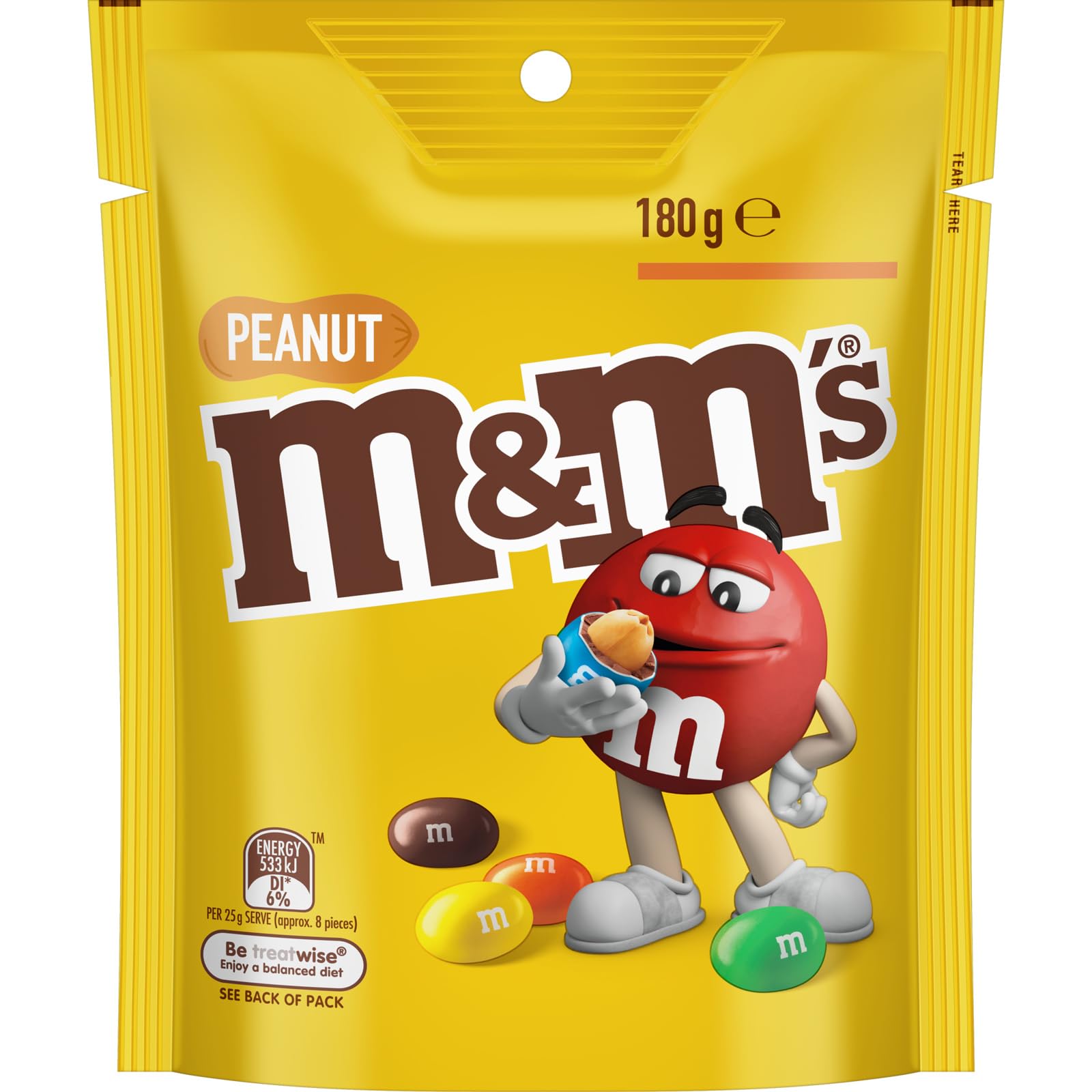 M and M's Peanut 180 g x 16