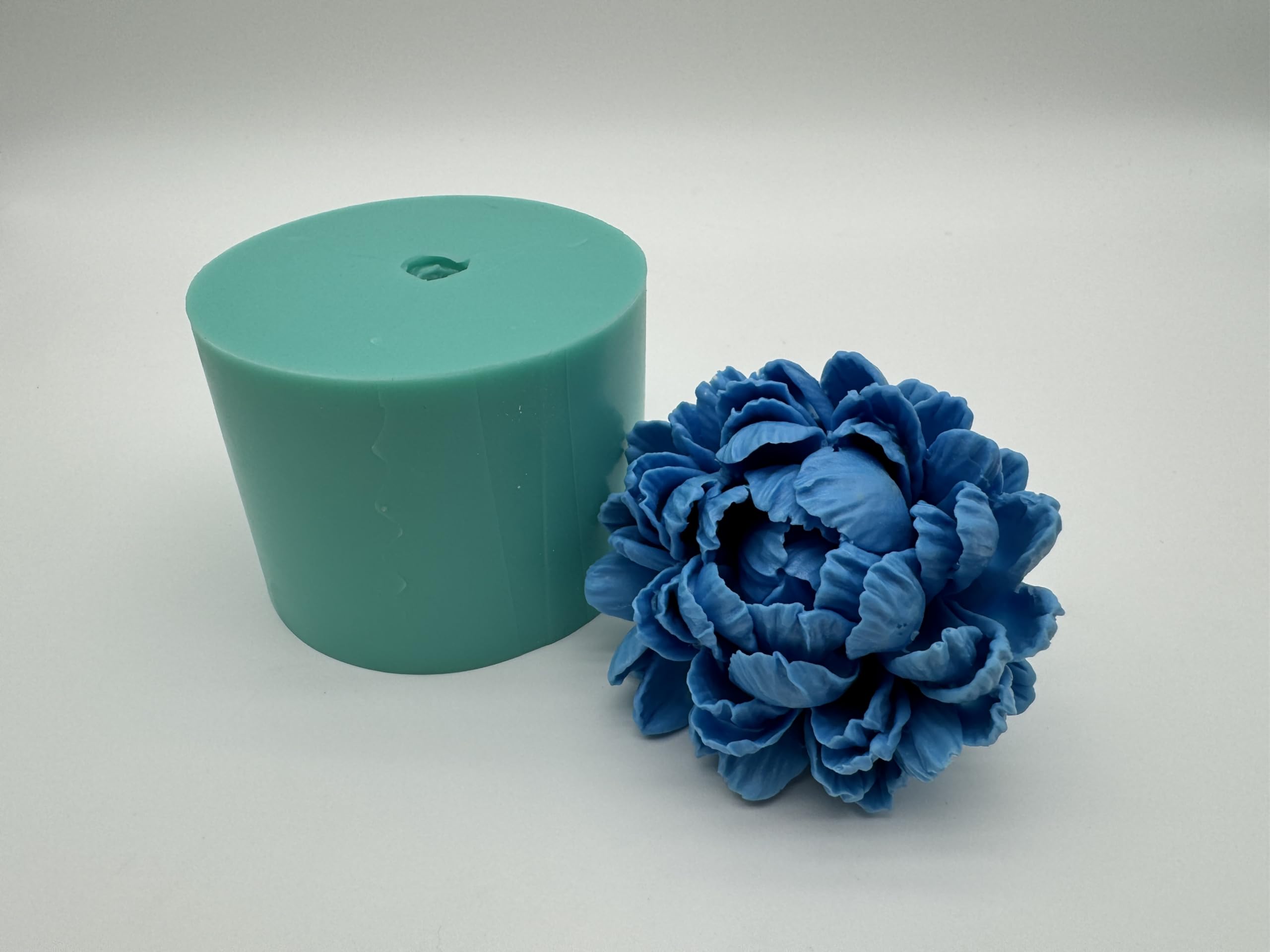 GreatMold - Molde de resina epoxi para jabón, diseño de rosas en 3D, para decoración de tartas, manualidades (3Dflower-03)