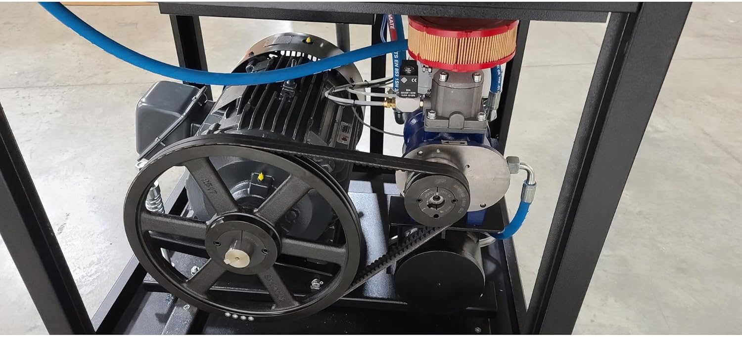 EMAX 1PH Indust Rotary Screw Compressor Cabinet Only Horsepower 5 HP Air Tank Size 0 GalV 230