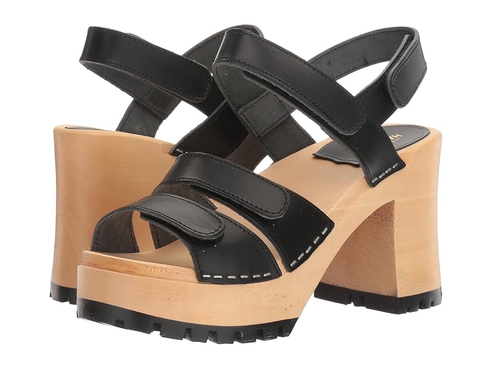 

Swedish Hasbeens Velcra (Black 1) High Heels