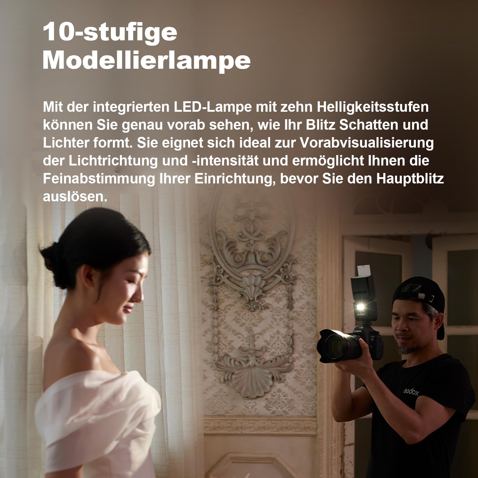 Godox V480 S Blitz für Sony Kameras,V480-S TTL Kamerablitz mit Diffusor und Touchscreen,GN50 1/8000 HSS 7.2 V/2200 mAh Akku,V480S Godox Blitz Kompatibel mit Sony Alpha A9 III a7III a6700 a6400 ZV-E10