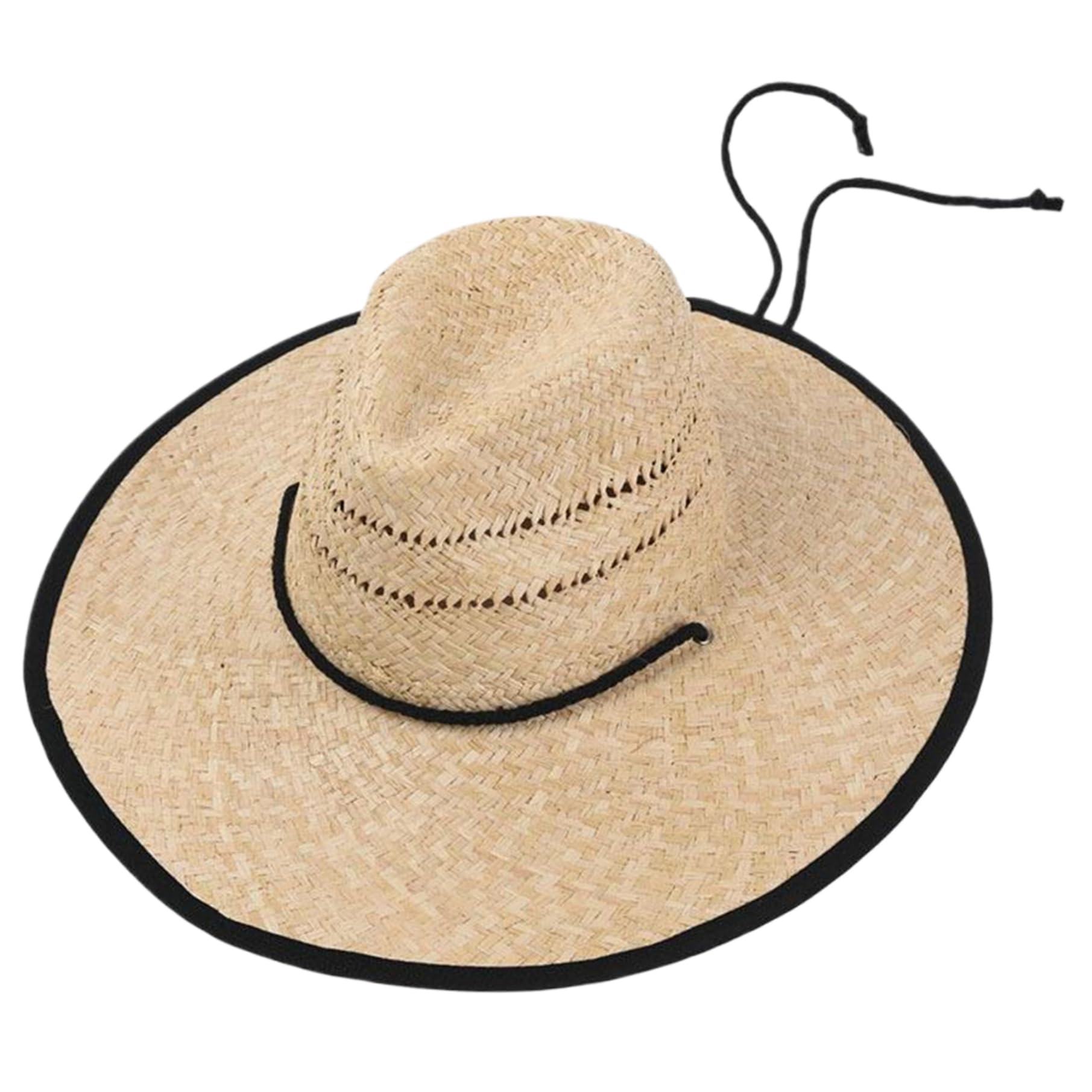Sombrero de Paja, protección Solar Gombado de Paja de ala Ancha, Sombrero de Sol de Paja Tejida Transpirable con Correa Ajustable, Elegantes Sombreros de Paja para Hombres Mujeres