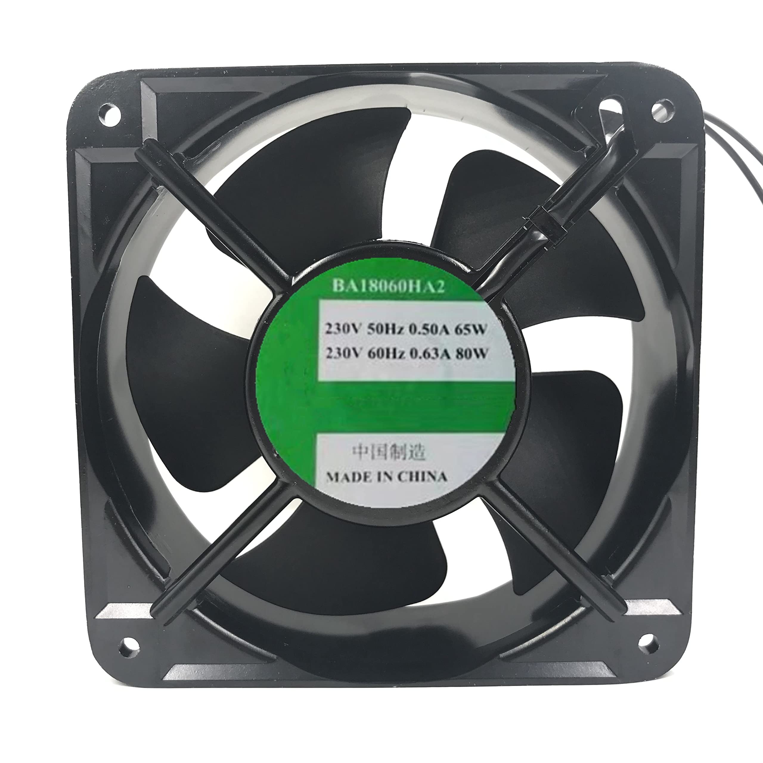 FCARUMIQP 230V 0.63A 80W 18060 Cooling Fan 180X180X60mm