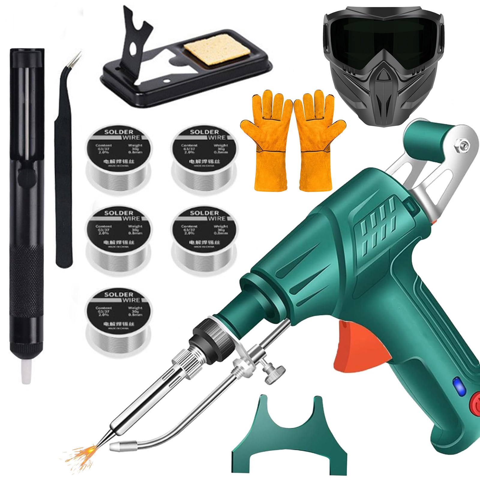 Saldatrice laser portatile 3 in 1, 1500 W, saldatrice laser 4 in 1, pistola laser con alimentazione automatica del filo per saldatura, rimozione della ruggine e taglio per metallo, saldatrice laser