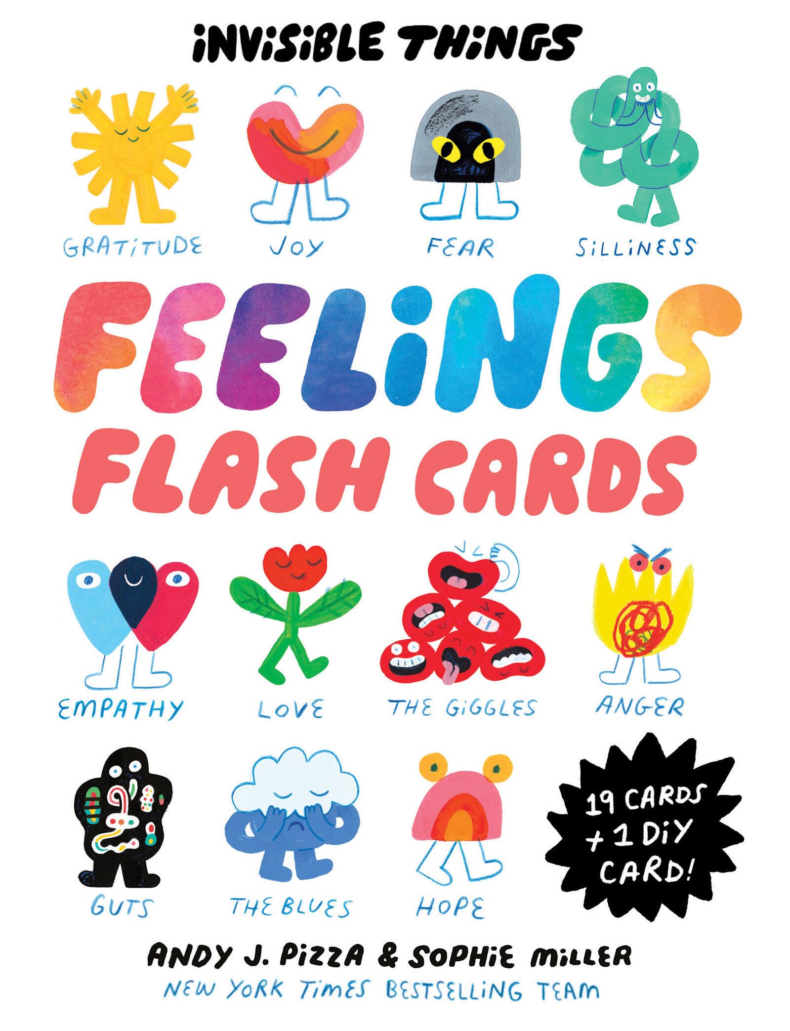Invisible Things Feelings Flash Cards by Andy J. Pizza 9781797215211