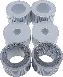 OKLILI PA03338-K011 & PA03576-K010 Scanner Pickup Pick Roller + Brake Roller Tire set Compatible with Fujitsu fi-6670 fi-6670A fi-6770 fi-6770A fi-5750s