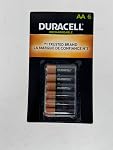 Duracell Rechargeable AAA Batteries, 6 Count Pack, Triple A Battery for Long-Lasting Power, All-Purpose Pre-Charged Battery for Household and Business Devices