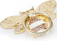 Vista 14 de Allengel Bee Phone Ring Holder Finger Kickstand with Crystal, Cute Phone Ring Grip Holder for iPhone or Smartphone Cases, Gold Purple