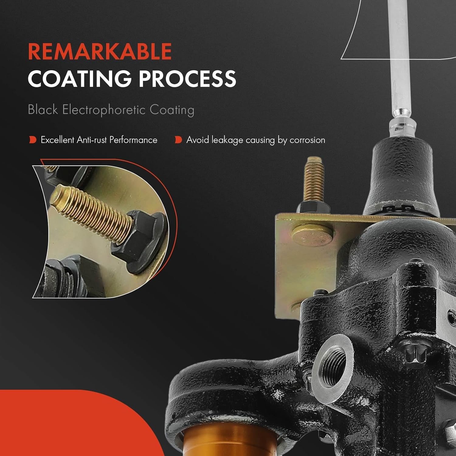 A-Premium Hydraulic Power Brake Booster Compatible with Chevrolet & GMC C1500/C2500/K1500/2500 Suburban, C3500/K3500, 1995-1996, Without Master Cylinder