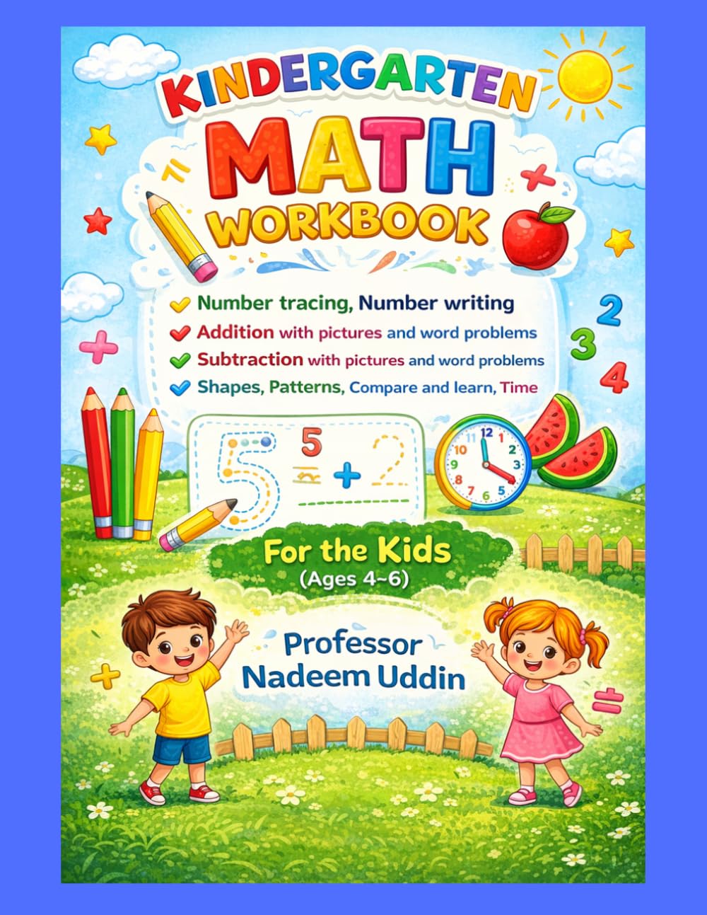 Kindergarten math workbook