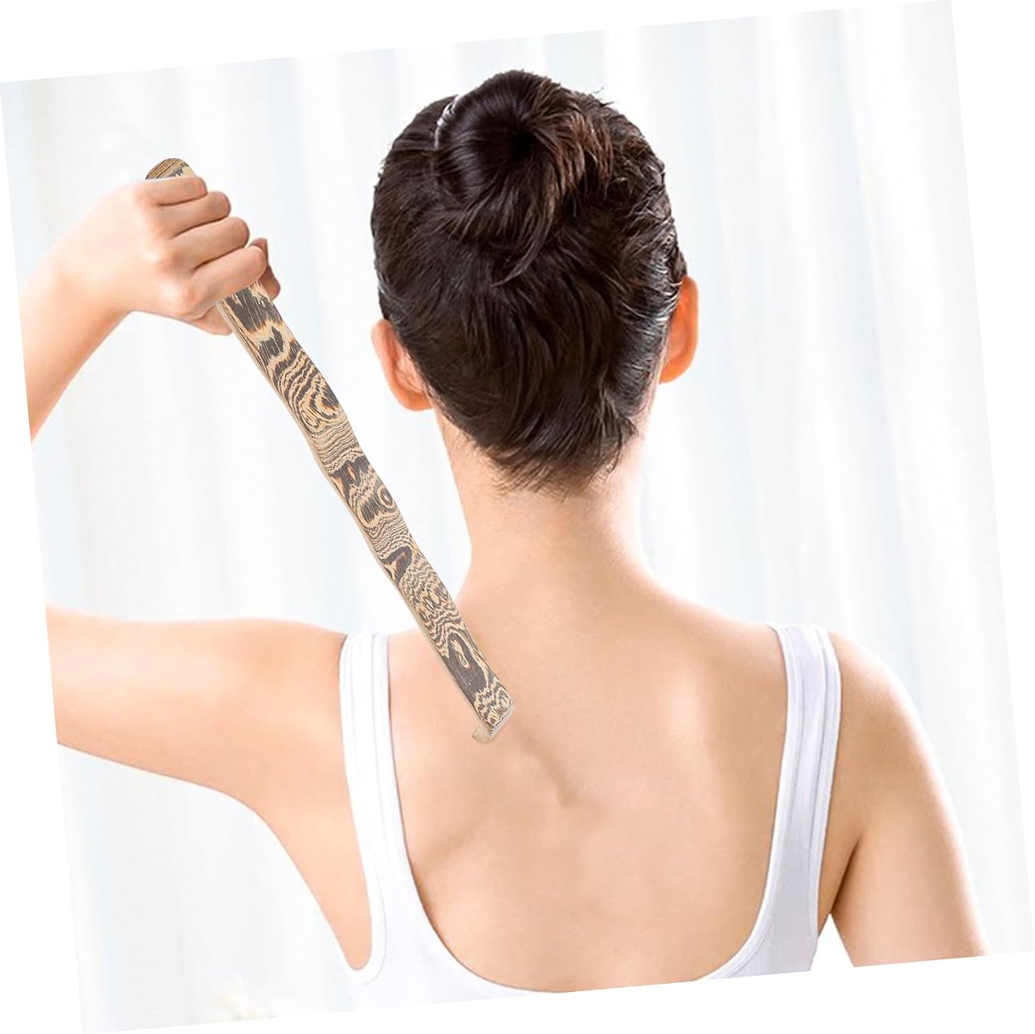 2Pcs Back Scratcher Long Handle Itching Relief Massage Tool Portable Body Scratch Stick for Men Women Elderly Soothing
