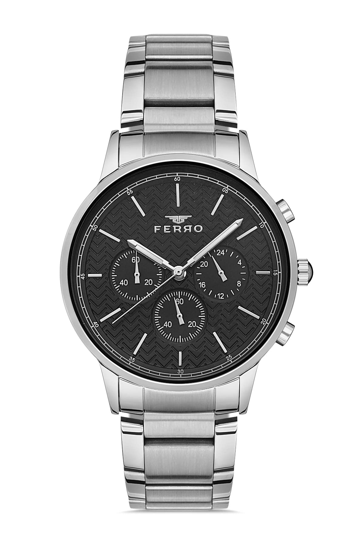 Ferro Stainless Steel Aversa Analog Black Dial Mens Watch-Fm11151A-A2, Band_Multicolor (B09RP8C2NQ) Amazon Price History, Amazon Price Tracker