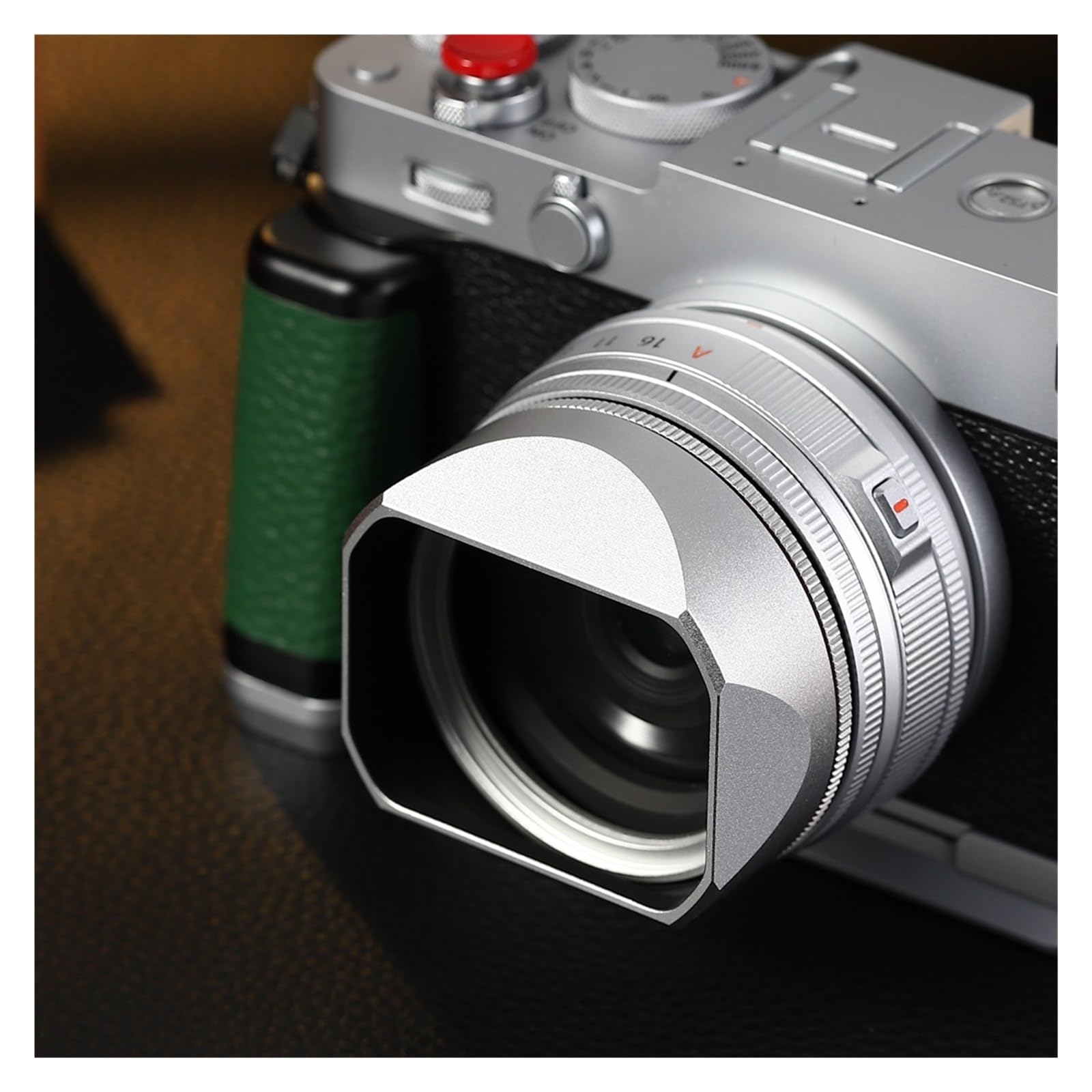 Camera Lens Hood, Compatible con Parasol Fujifilm XF 23 de 27 mm.