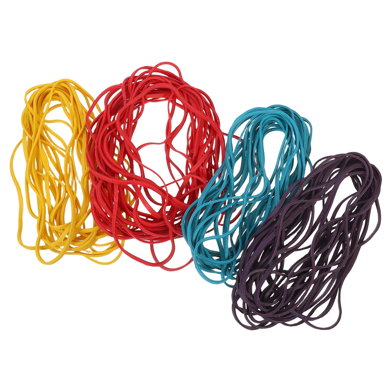 Elastici Colorati Riutilizzabili per Ufficio e Scuola Fasce Elastiche Resistenti per Organizzazione Documenti Elastici per Libri e Banconote Set Multifunzione Portatile
