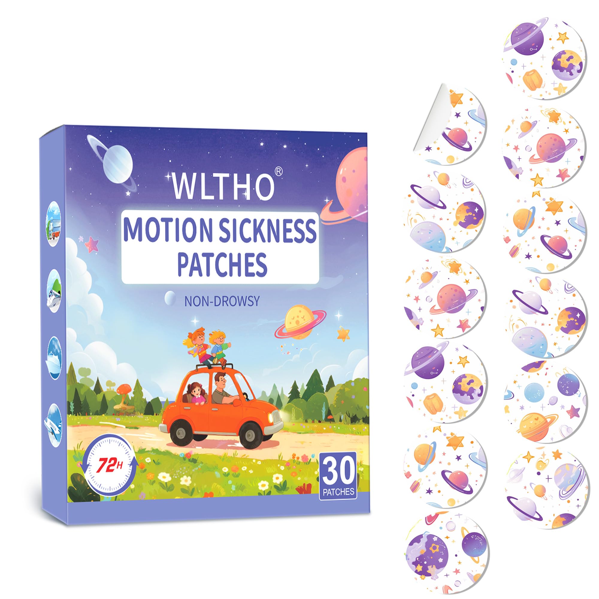 30ct Motion Sickness Patches Fast Acting & Long Last 72H — Amazon image 12