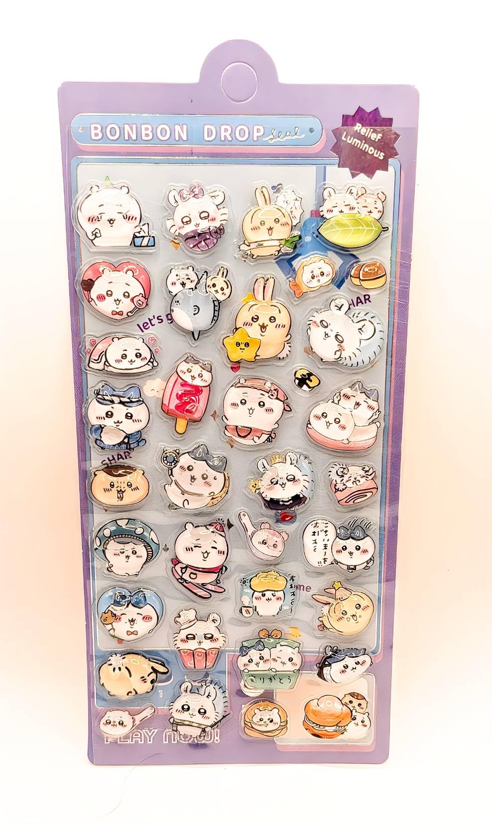 Amazon.co.jp: Drop ボンドロ ステッカーシート 4枚セット、かわいい