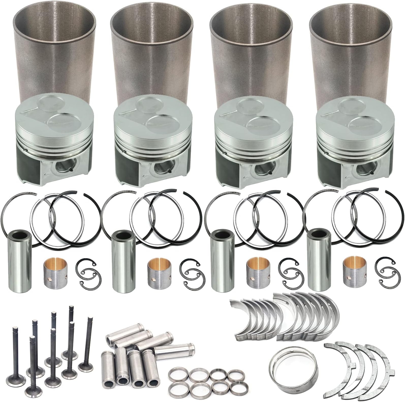 V2203 Overhaul Rebuild Kit for Kubota V2203 V2203E Indirect Inject Engine Bobcat Excavator