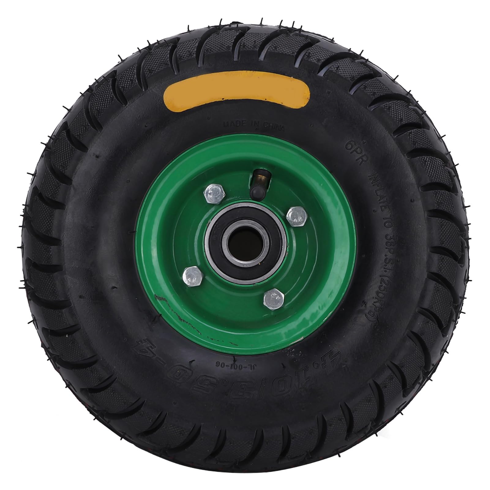 Ruota Gonfiabile per Carrello 10,5 Pollici in Gomma con Cuscinetto 260x70mm Capacità Carico 250kg