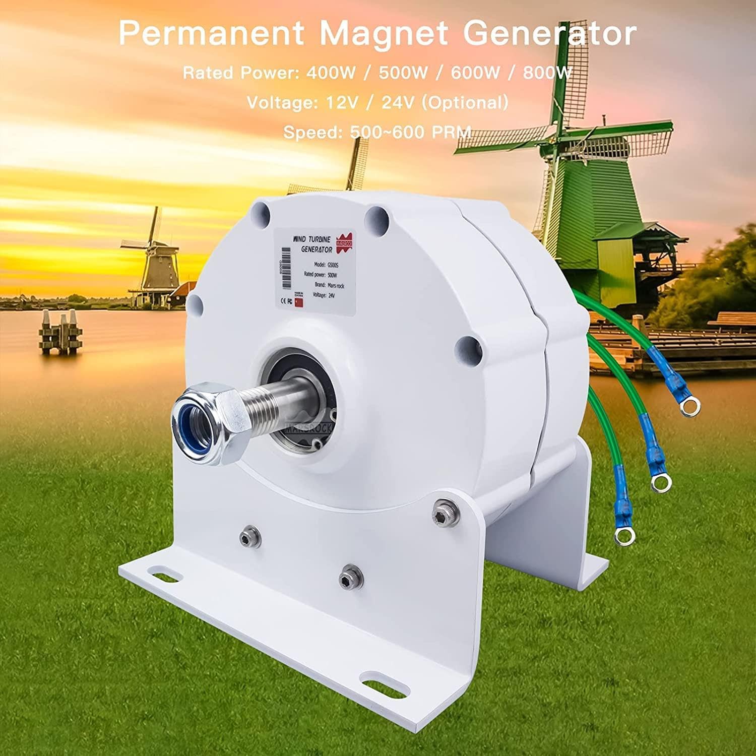 Generatore a Magneti Permanenti Da 10Kw 110-220V, Alternatore Ca Fai-Da-Te, Generatore Bassa Velocità 8000W 12V 24V Alternatori Magneti Permanenti Senza Ingranaggi Trifase Motori Turbina Eolica,220V