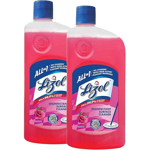 Lizol Disinfectant Cleaner Liquid Floral 625ml 625 ml