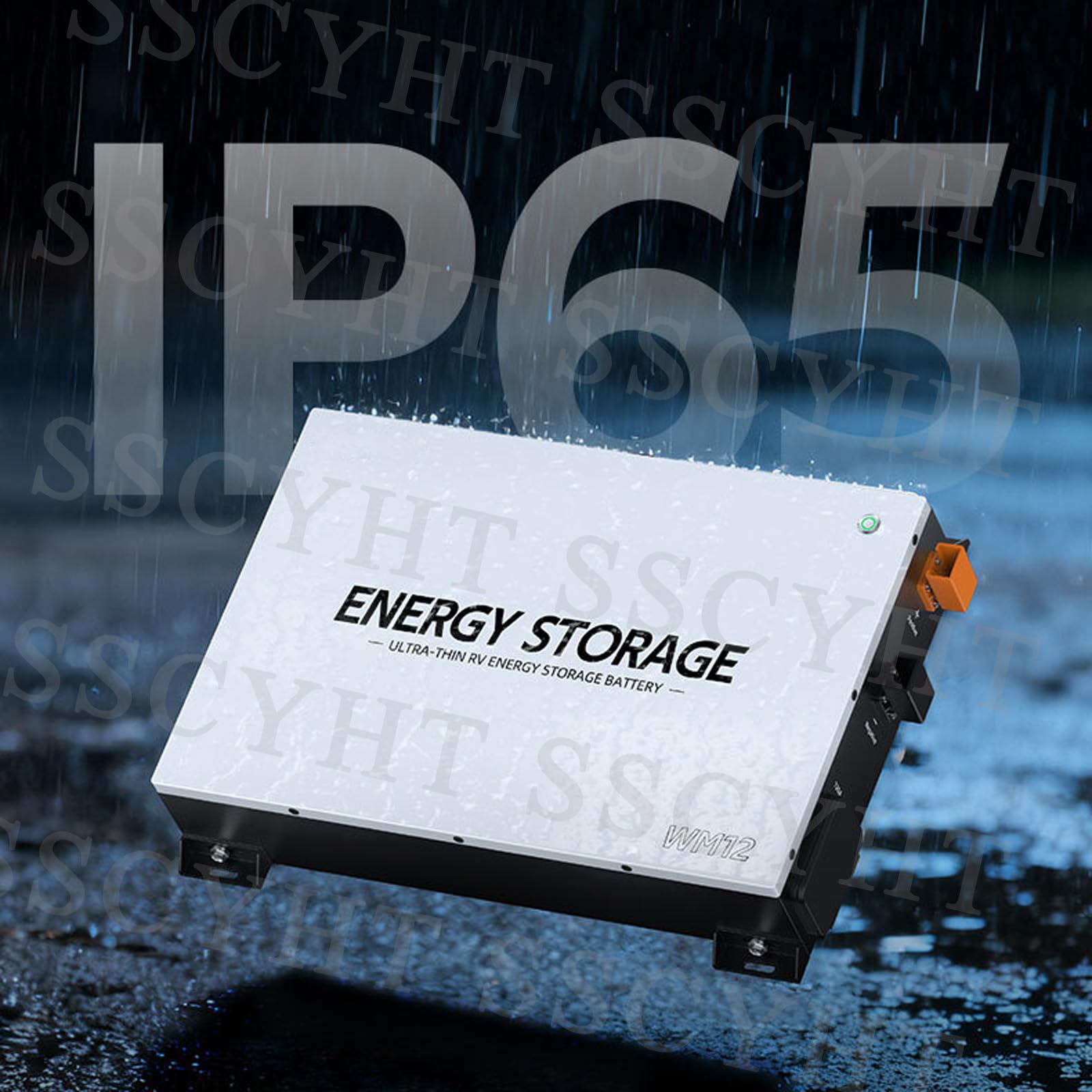 Batteria LiFePO4 Ultrasottile e Portatile da Parete per l'accumulo di energia, 12 V, 100 Ah, 80 Ah, 50 Ah, Pacco Batteria al Litio Ferro fosfato per Camper e Campeggio
