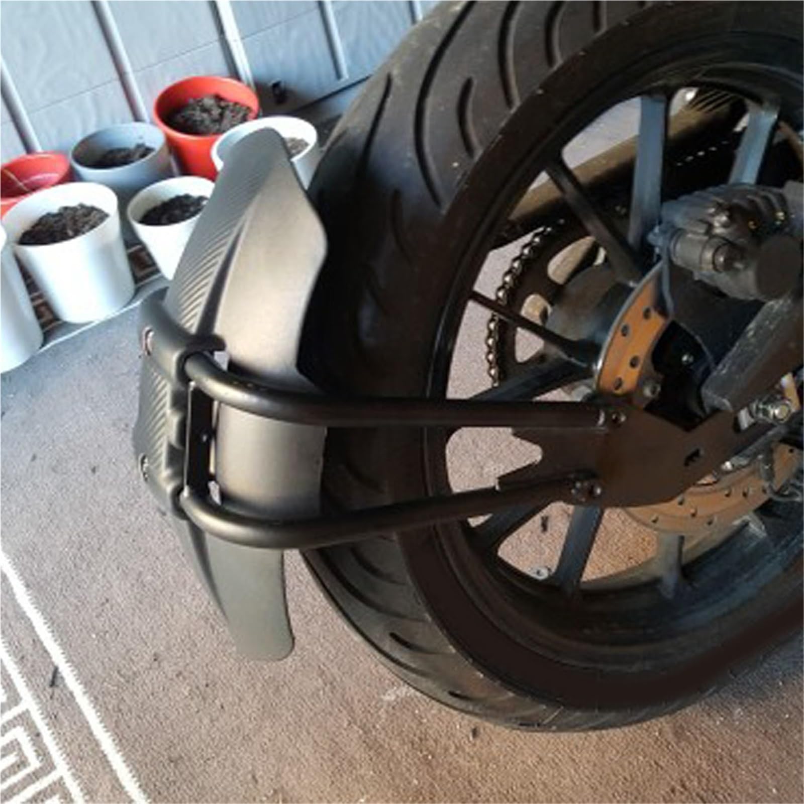 Parafango Posteriore 18 MILLIMETRI Ruota Splash Guard Staffa Pneumatico Hugger Kit Copertura Fango CNC Per GW250 NC700 NC750X NC750D VT750
