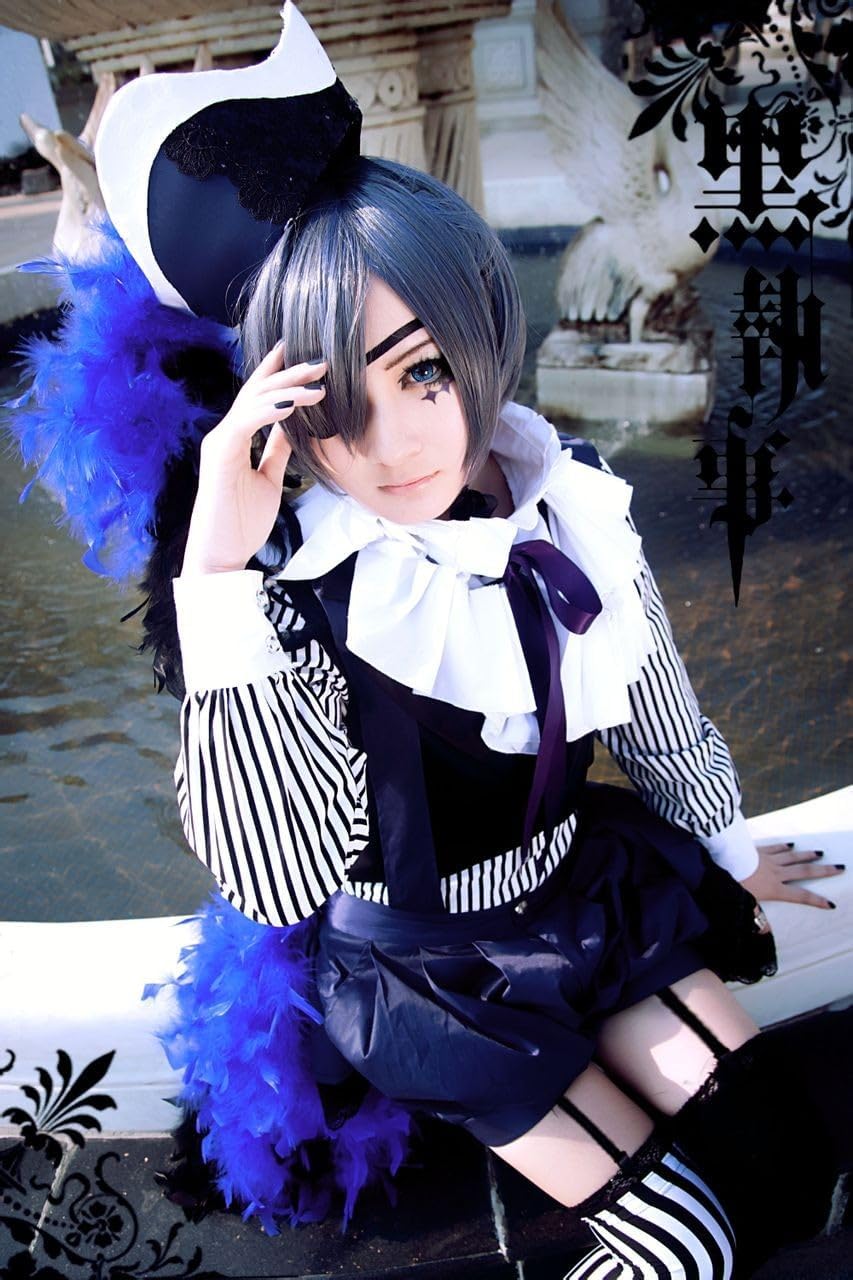 黒執事 シエルコスプレ衣装ウィッグ付 Amazon.co.jp: [衣之坊] 黒執事 サーカス編！シエル・ファントム
