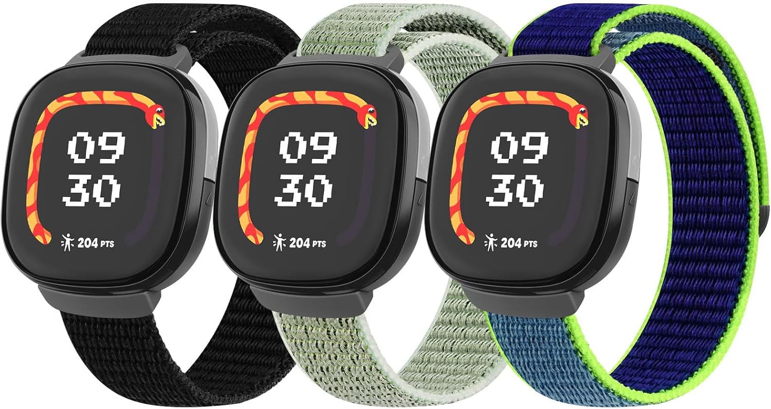 Nylon Bands Compatible with Fitbit Ace LTE, Soft Durable Breathable Sport Replacement Wristbands for Fitbit Ace LTE Band Girl Boy