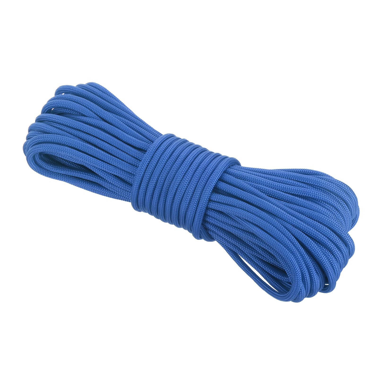 Rebower 550 Paracord Rope 15m, 4mm Thin Paracord Nylon Cord 7-Strand Core [for Tent Camping Outdoor Gear] - Blue