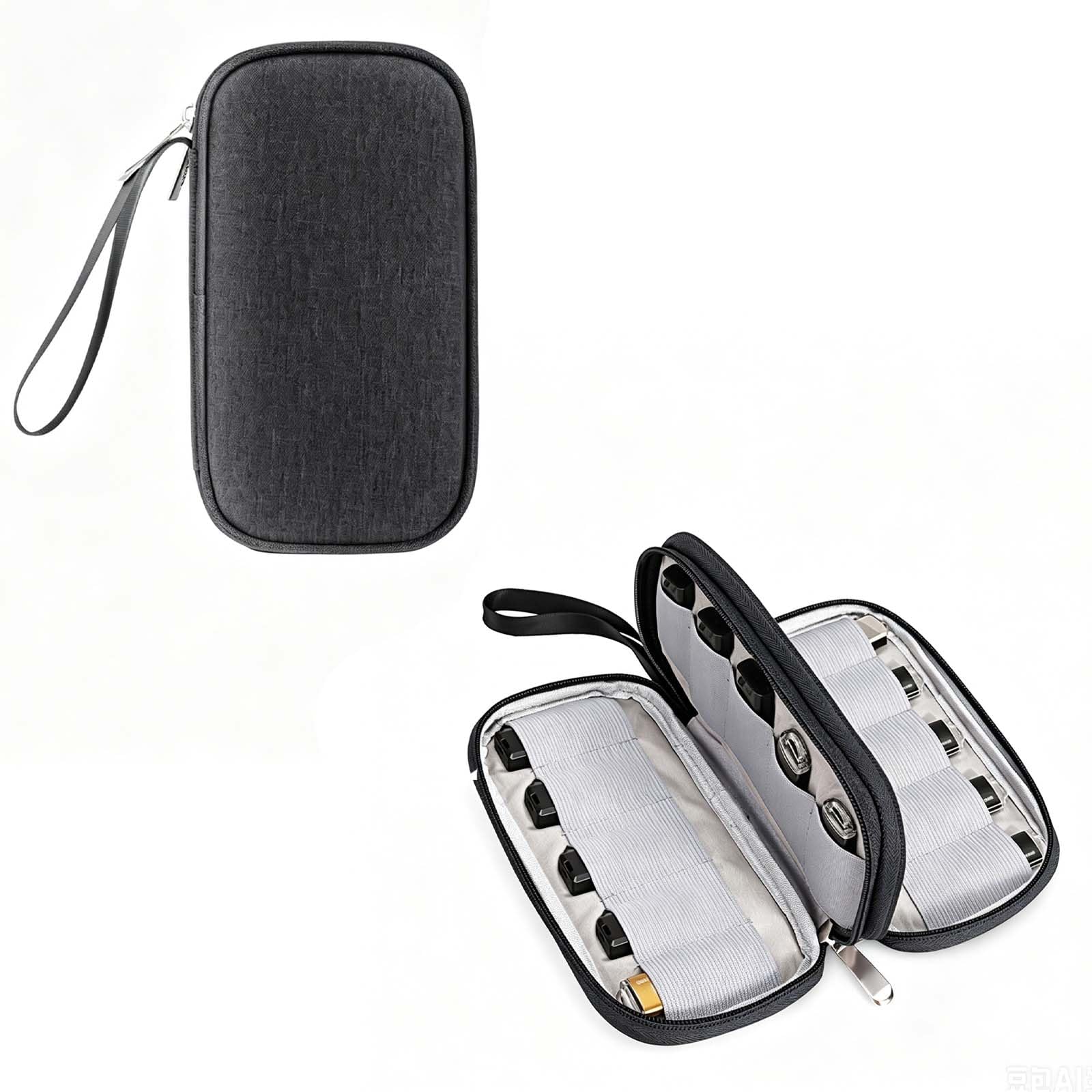 20 Slots Pendrive Organizer, Portable Pendrive Storage Box & Pen Drive Case, Lightweight Pendrive Pouch for USB Flash Drives, SD Cards, Digital Accessories for Students & Office Workers-image-6