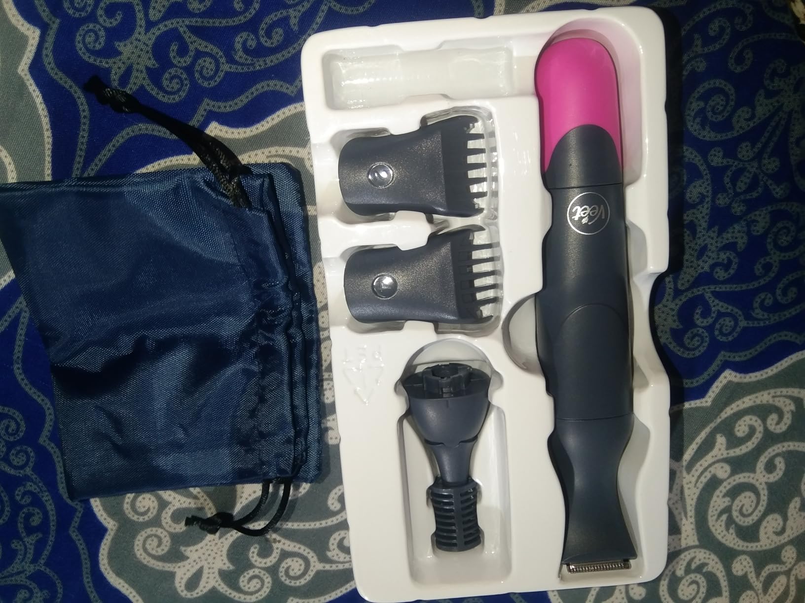 Veet Expert Sensitive Precision Beauty Styler - Electric Trimmer For Underarms, Eyebrows & Bikini Hair Removal | Includes 8 Accessories & Beauty Bag | Buy Now With Express International Delivery - View #2