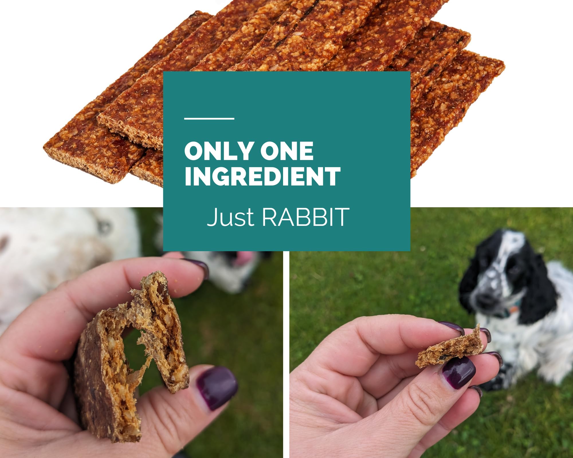 PawGang, Rabbit Meaty Strips 200g, 100% Natural Training Treats for Dogs Puppies Young Adult Old Small Large Dog - Image 4