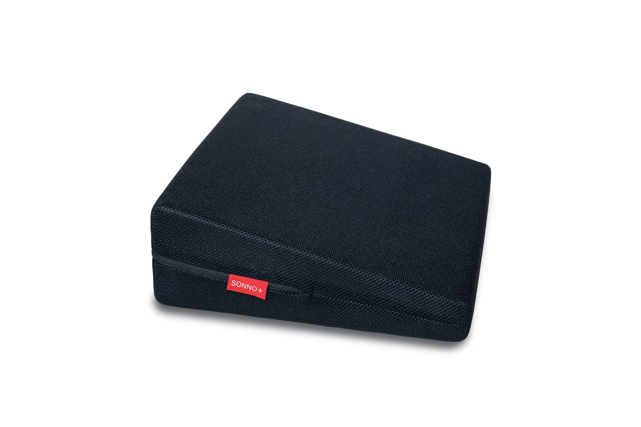 SONNO+ Cuscino Elevatore Seduta Rigido Operati Anca e Morbido da Ufficio sfoderabile 40x40x15-5 cm (Morbido)