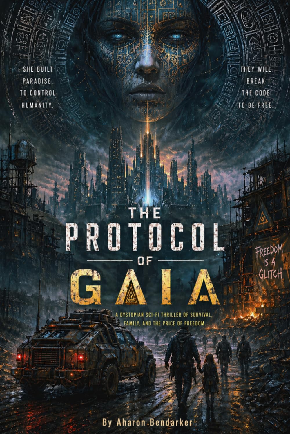 The Protocol Of Gaia: A dystopian sci-fi thriller of survival, family, and the price of freedom.