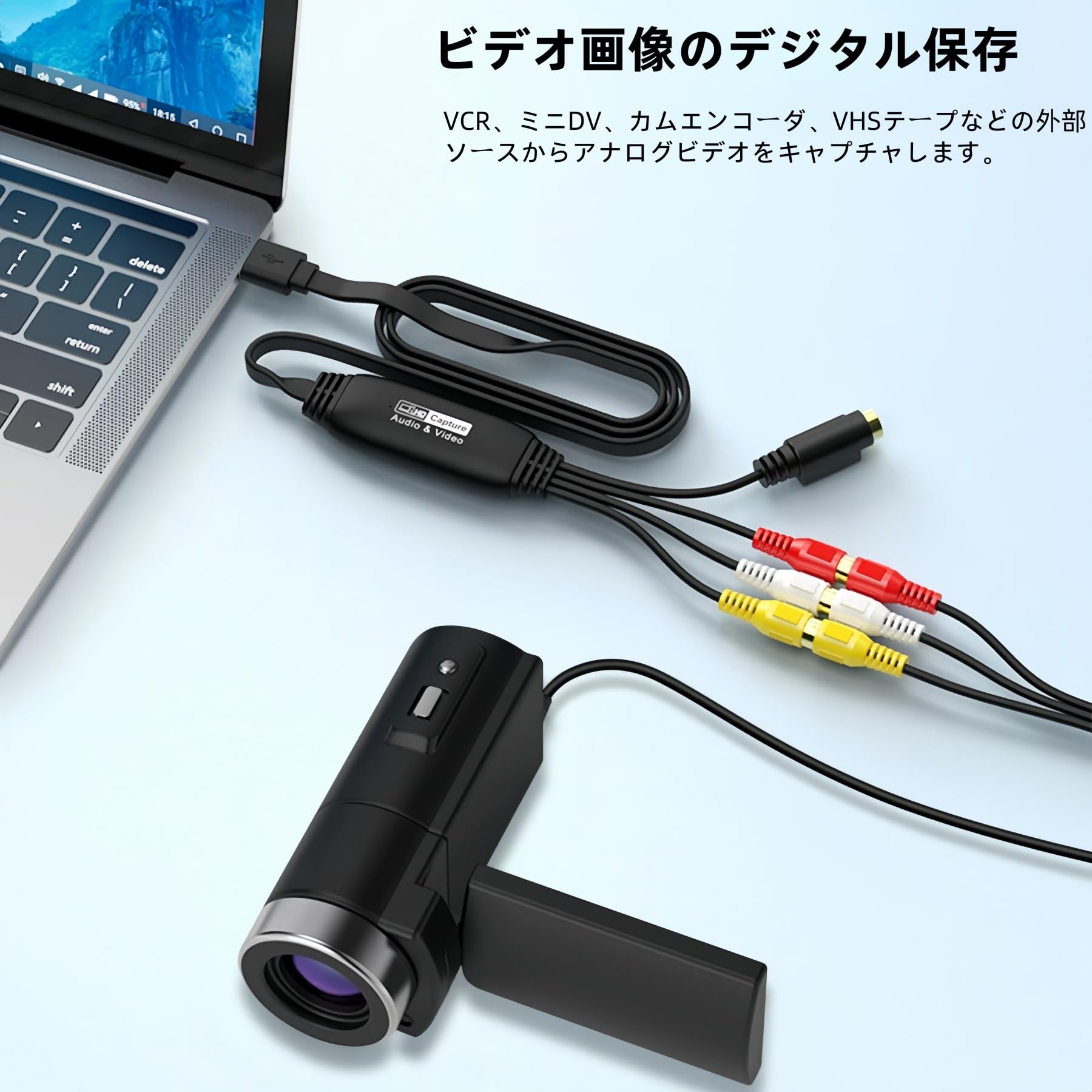 Amazon.co.jp: ビデオキャプチャー USB2.0 キャプチャーボード1920